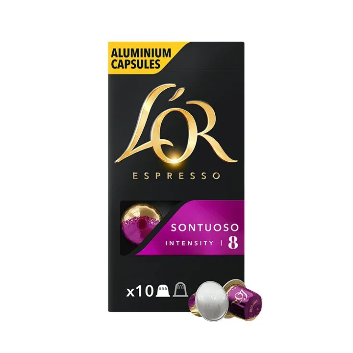 L'OR Espresso Sontuoso Compatibles Nespresso® 10 cápsulas

Café molido de tueste natural en cápsulas