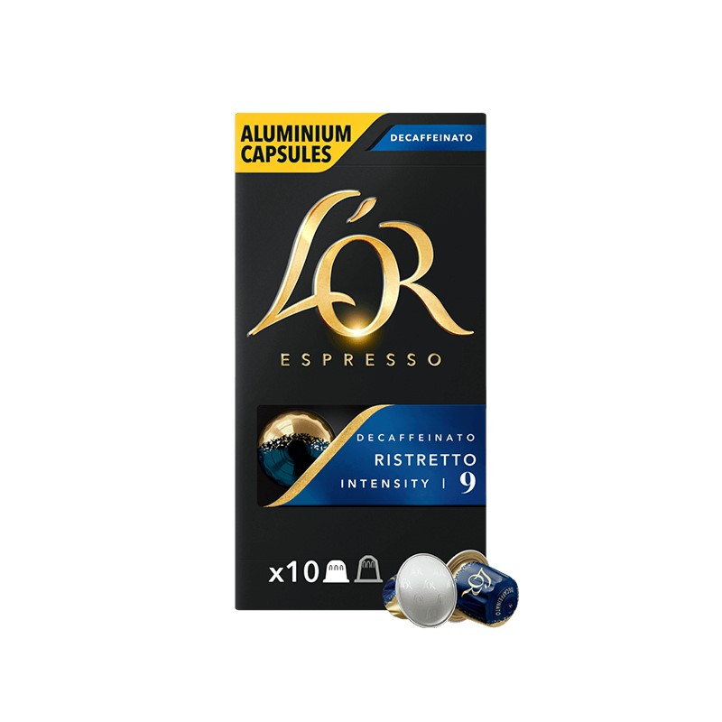 L'OR Espresso Descafeinado Ristretto Compatibles Nespresso® 10 cápsulas