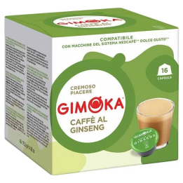 Gimoka Café al Ginseng 16 cápsulas compatibles Dolce Gusto®