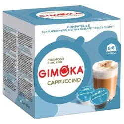 Gimoka Cappuccino 16 cápsulas compatibles Dolce Gusto®