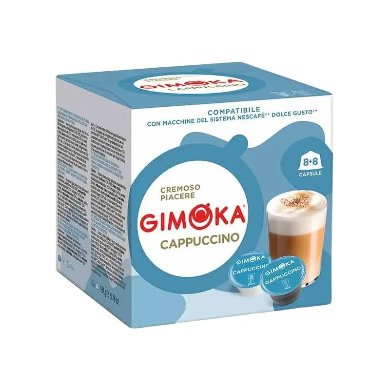 Gimoka Cappuccino 16 cápsulas compatibles Dolce Gusto® Gimoka Cappuccino 16 cápsulas compatibles Dolce Gusto®