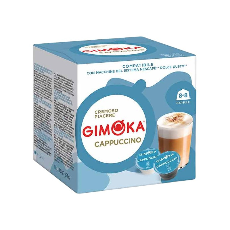 Gimoka Cappuccino 16 cápsulas compatibles Dolce Gusto®