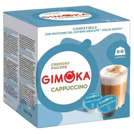 Gimoka Cappuccino 16 cápsulas compatibles Dolce Gusto®