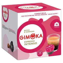 Gimoka Espresso Intenso 16 cápsulas compatibles Dolce Gusto®