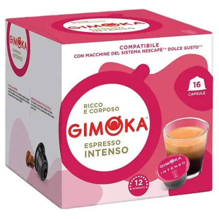 Gimoka Espresso Intenso 16 cápsulas compatibles Dolce Gusto®