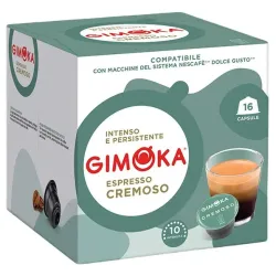 Gimoka Cremoso 16 cápsulas compatibles Dolce Gusto®
