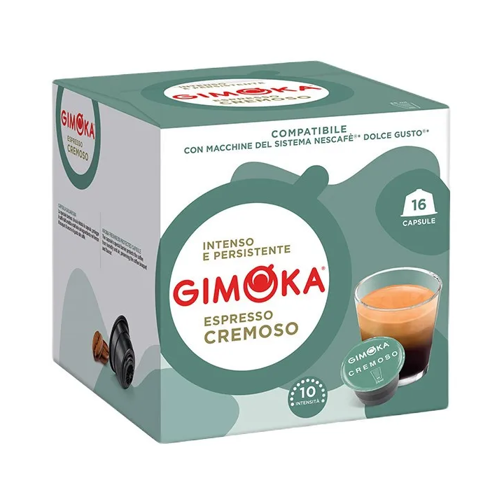Gimoka Cremoso 16 cápsulas compatibles Dolce Gusto®