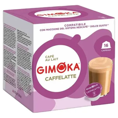 Gimoka Caffelatte 16 cápsulas compatibles Dolce Gusto®