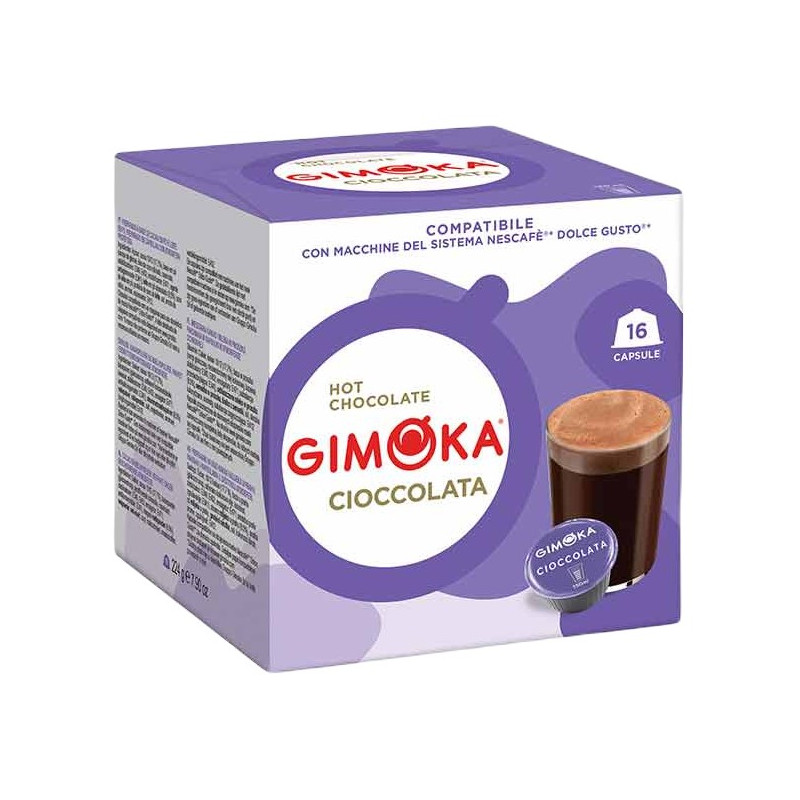 Gimoka Cioccolata 16 cápsulas compatibles Dolce Gusto®