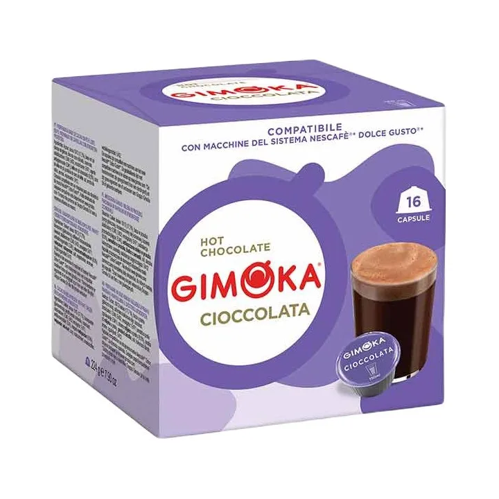 Gimoka Cioccolata 16 cápsulas compatibles Dolce Gusto®