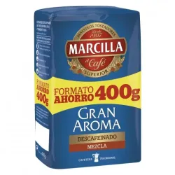 Café molido descafeinado de tueste natural (50%) y torrefacto (50%)