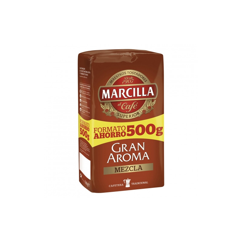 Café molido mezcla Gran Aroma Marcilla 500 g.