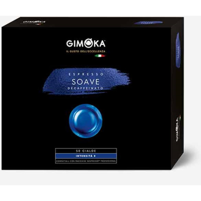 Gimoka Soave Descafeinado 50 Pads para el sistema Nespresso® Professional