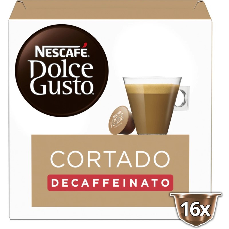 Nescafé Dolce Gusto Cortado Descafeinado 16 cápsulas