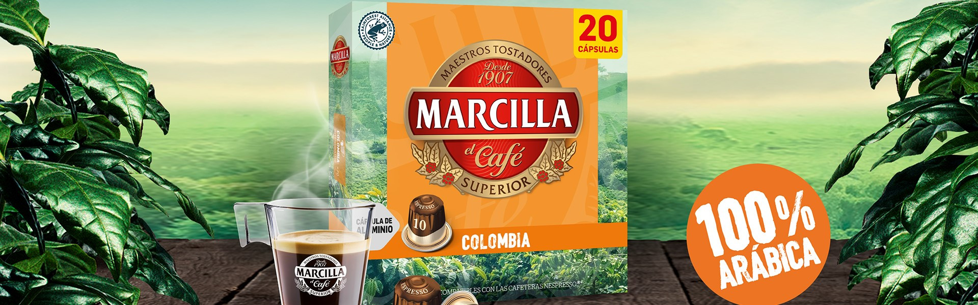Marcilla Colombia para sistema Nespresso