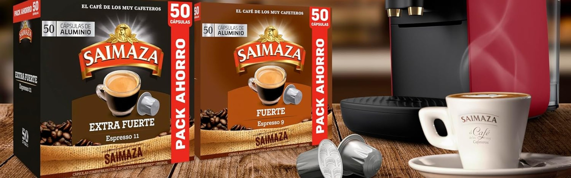 Saimaza 50 cápsulas para Nespresso