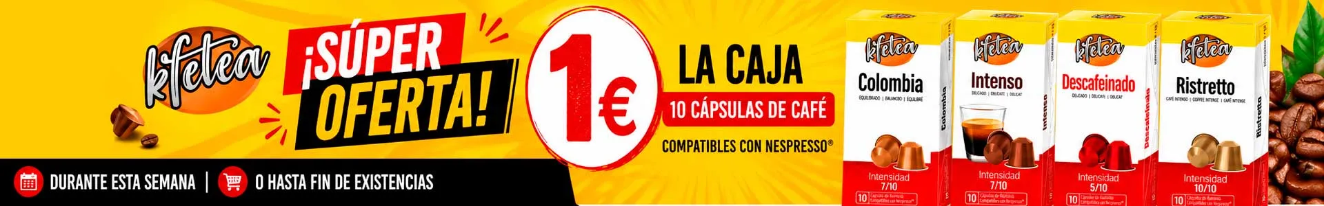 Kfetea: cápsulas compatibles Nespresso de cuerpo intenso